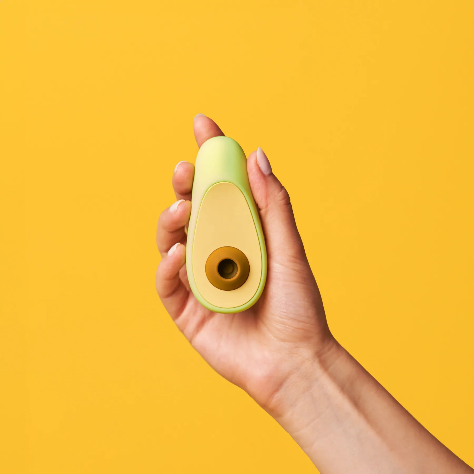 Avocado sex toy — close-up detail